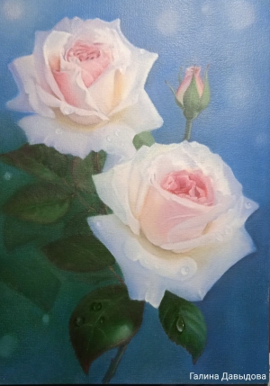 Рисунки учеников с курса Розы маслом